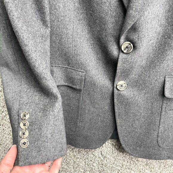 Hart Schaffner & Marx Blazer Men’s 38R Gray 100% Camel Hair Suit Jacket - Picture 2 of 7